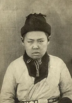 Novosibirsk State Museum Prints: Buryat is the son of the “head” (volost elder) of the Verkhne-Kuda department