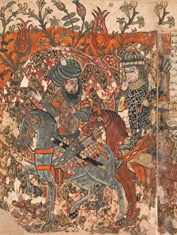Burzuyas Mission Folio 5v, 6r from a Kalila Wa Dimna of Bidpai, 18th century
