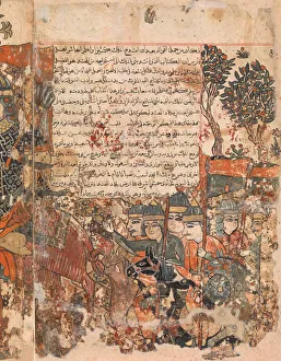 Burzuyas Mission Folio 5v, 6r from a Kalila Wa Dimna of Bidpai, 18th century
