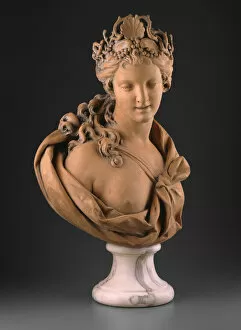 Breast Gallery: Bust of Amphitrite, c. 1725. Creator: Lambert-Sigisbert Adam