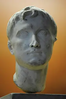 Bust Prints: Bust of Augustus (63 BC-14 AD)