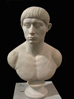 Brutus Prints: Bust of Brutus, 2nd cen. AD. Artist: Art of Ancient Rome, Classical sculpture
