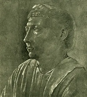 Angelico Gallery: Bust of a cleric, c1450, (1943). Creator: Fra Angelico