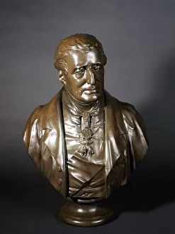 The Iron Duke Prints: Bust of the Duke of Wellington, 1852. Creator: Henry Weigall