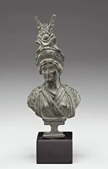 Bust Prints: Bust of an Empress as Isis, early 1st century. Creator: Unknown