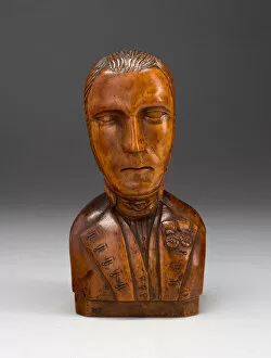 Bust of a Gentleman, c. 1850. Creator: Unknown