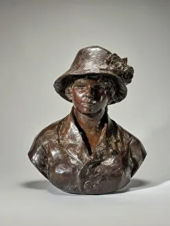 Renoir Pierre Auguste Prints: Bust of Madame Renoir, 1926. Creator: Pierre-Auguste Renoir