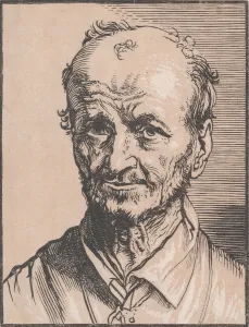 Jan Lievens Doude Prints: Bust of a Man, 17th century. Creator: Jan Lievens