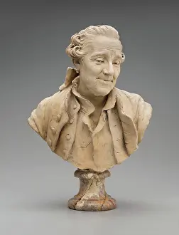 Bust Prints: Bust of a Man, mid-18th century. Creator: School of Jean Jacques Caffieri
