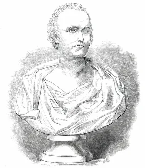 1st Baron Macaulay Prints: Bust of Mr. MacAulay, by Park, 1850. Creator: Unknown