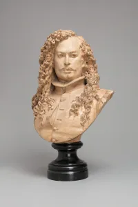 Terracotta Prints: Bust of Murillo, c. 1872. Creator: Albert Ernest Carrier de Belleuse