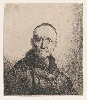 Bust of an Old Man, Frontal, 17th century. Creator: Jan Lievens Bust of an Old Man, Frontal, 17th century. Creator: Jan Lievens