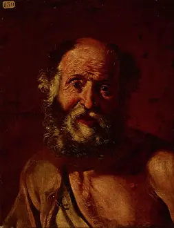 Bust of an Old Man (Head of a Beggar), 2nd half of 17th century. Creator: Pietro Bellotti
