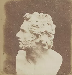 Bust of Patroclus, August 9, 1843. Creator: William Henry Fox Talbot