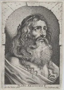 Lucas Vorsterman I Prints: The bust of Plato, in a niche, ca. 1620 Creator: Lucas Vorsterman