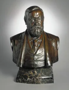 Harrison Benjamin Prints: Bust of President Benjamin Harrison, 1919-1921. Creator: Adolph Alexander Weinman