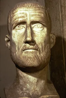 Bust of Probus, Roman Emperor (276-282), c3rd century Bust of Probus, Roman Emperor (276-282), c3rd century