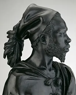 Sudanese Prints: Bust of Said Abdullah of the Darfour People, 1848. Creator: Charles-Henri-Joseph Cordier
