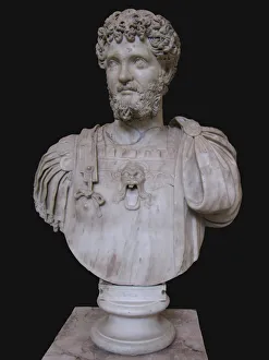 Bust of Septimius Severus, 3rd cen. AD. Artist: Art of Ancient Rome, Classical sculpture