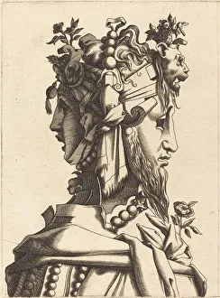 Bust of a Woman in an Extravagant Costume, 1560 / 1600. Creator: Unknown