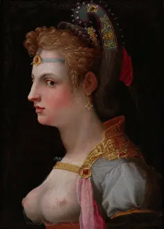 A bust of a woman - Venus Victrix (Venus the Victorious), c1565-1570. Creator: Tosini, Michele (1503-1577)