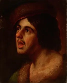 Open Mouth Prints: Bust of a Young Man, 17th or 18th century. Creator: Unknown