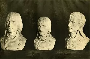 Bust Gallery: Busts of Napoleon, late 18th century, (1921). Creator: Unknown