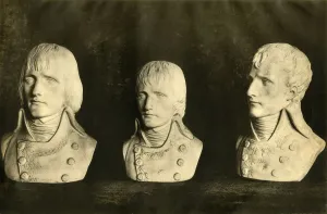 Plaster Prints: Busts of Napoleon, late 18th century, (1921). Creator: Unknown