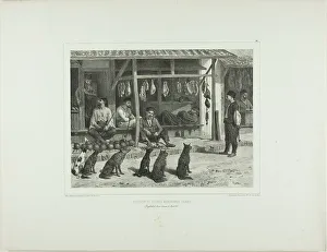 Butchers Prints: The Butcher and Other Tartar Merchants, 1841. Creator: Auguste Raffet
