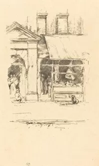 Shop Gallery: The Butchers Dog, 1896. Creator: James Abbott McNeill Whistler