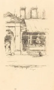 Butchers Prints: The Butchers Dog, 1896. Creator: James Abbott McNeill Whistler