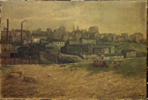 Gobelins Prints: Butte aux Cailles, view of rue Vulpian