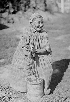 Yakutia Prints: Butter churning, 1890. Creator: Unknown
