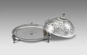 Gorham Manufacturing Co Prints: Butter dish, 1853 / 65. Creator: Gorham Manufacturing Company