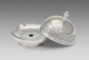 Gorham Manufacturing Co Prints: Butter dish, 1894. Creator: Gorham Manufacturing Company