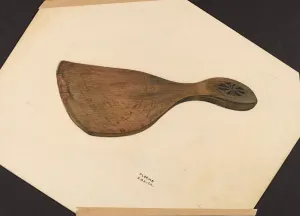 Butter Paddle, c. 1938. Creator: Florian Rokita