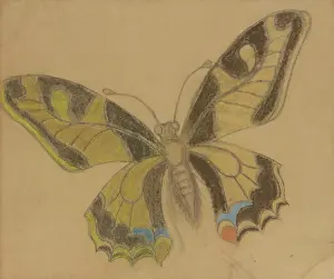 1897 Prints: Butterfly (Old World Swallowtail), 1897-1898. Creator: Stanislaw Wyspianski
