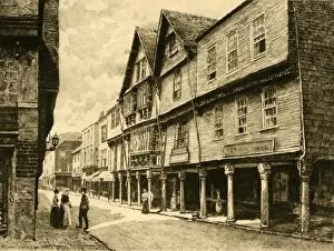 Cassell And Co Gallery: The Butterwalk, Dartmouth, 1898. Creator: Unknown