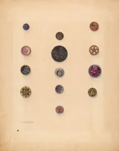 Variety Collection: Buttons, c. 1937. Creator: Isidore Steinberg