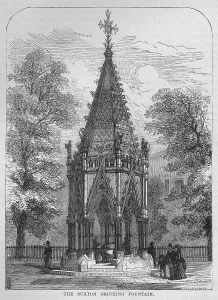 Buxton Prints: The Buxton Drinking Fountain, Westminster, London, c1870 (1878)
