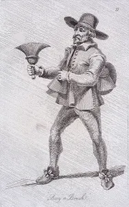 John Thomas Prints: Buy a Brush, c1680, from Cries of London, (c1819). Artist: John Thomas Smith