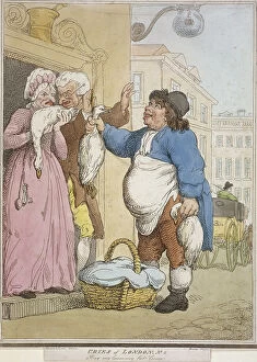 Protest Gallery: Buy my Goose, my fat Goose, plate II of Cries of London, 1799. Artist: H Merke