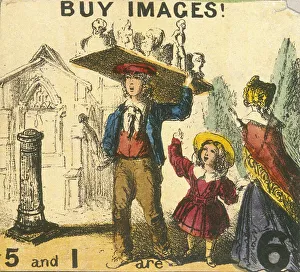 Counting Prints: Buy Images!, Cries of London, c1840. Artist: TH Jones
