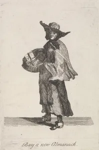 Buy a new Almanack, Cries of London, (c1688?)