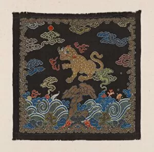 Insignia Collection: Buzi (Court Rank Badge), China, Qing dynasty(1644-1911), 1775 / 1800. Creator: Unknown