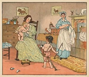 Book Illustration Gallery: Bye, Baby Bunting, 1882. Creator: Randolph Caldecott