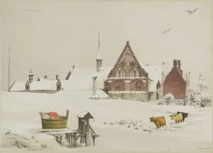 Washtub Collection: Byloke, Ghent, 1839. Creator: Thomas Shotter Boys