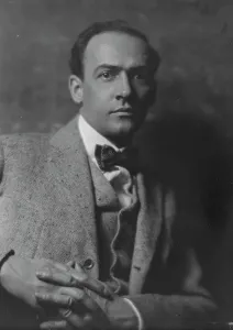 Bynner, Witter, Mr. portrait photograph, 1916 Mar. Creator: Arnold Genthe
