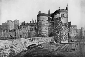 The Byward Tower and the outer ward, Tower of London, 20th century
