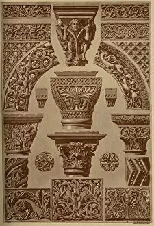 Historic Styles Of Ornament Gallery: Byzantine architecture and sculpture, (1898). Creator: Karl Schaupert